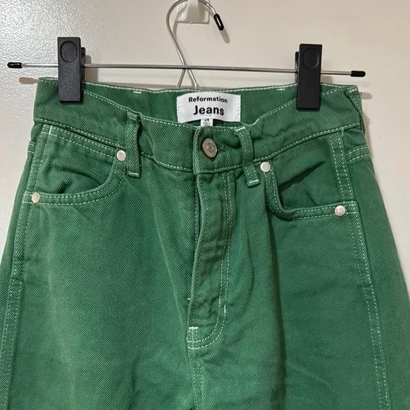 Reformation Jeans 👖- Green